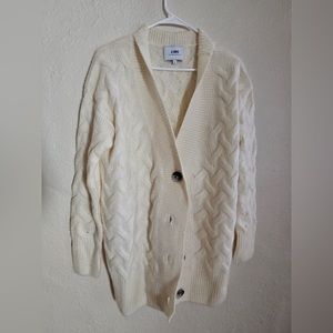 White cardigan- brand new